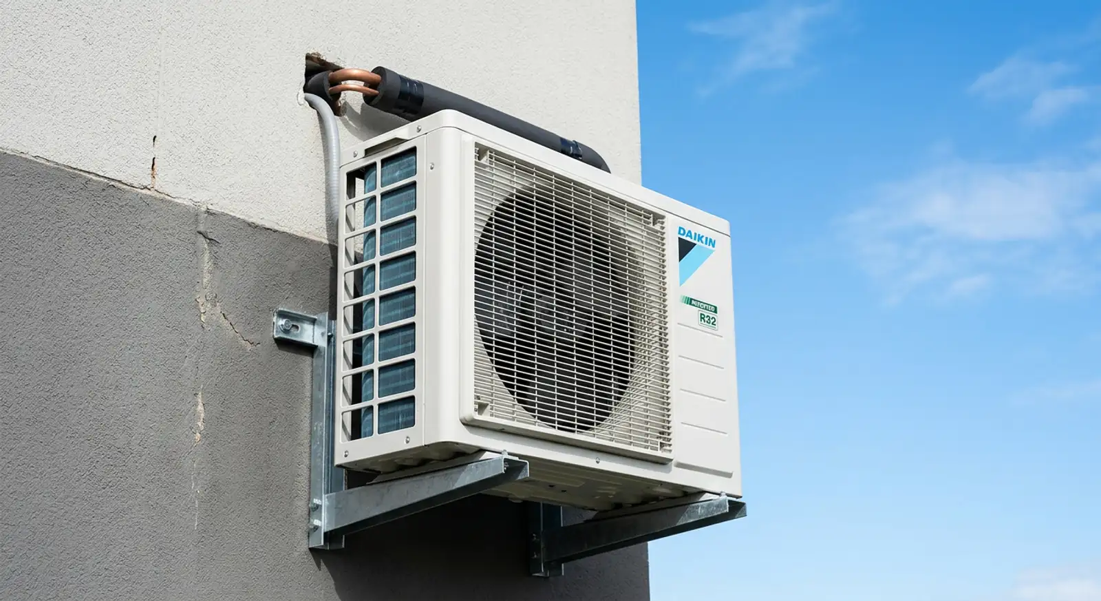 Buitenunit van single split airconditioning systeem
